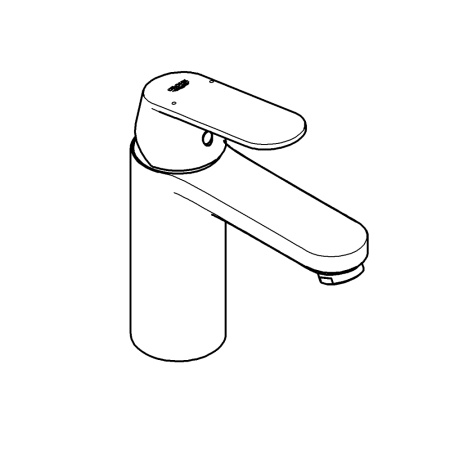 Смеситель однорычажный для раковины GROHE Eurosmart Cosmopolitan 23926 000 (23926000) хром